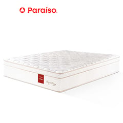 PARAISO - Colchón Royal Prince 2 Plazas + 2 Almohadas Viscoelásticas + Protector