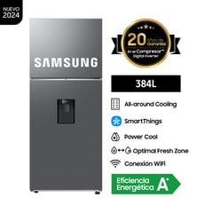 SAMSUNG - Refrigeradora TMF 384L Silver con Dispensador