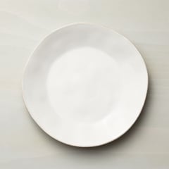 CRATE & BARREL - Plato de Fondo Marin Blanco