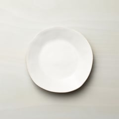 CRATE & BARREL - Plato para Ensalada Marin Blanco