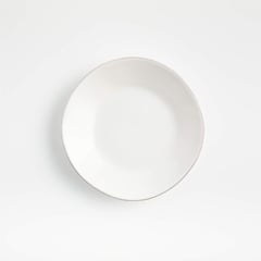 CRATE & BARREL - Plato para Pasabocas Marin Blanco