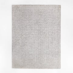 CRATE & BARREL - Alfombra a Rayas Gris Claro Turin 183x274cm