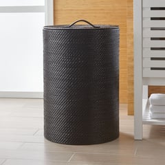 CRATE & BARREL - Canasta Sedona Negra