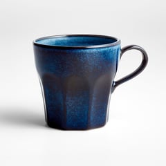 CRATE & BARREL - Taza Esmaltada Cove Indigo Blue