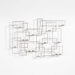 CRATE & BARREL - Portavelas de Pared Circuit Pewter