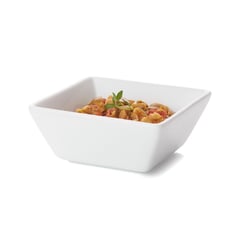 CRATE & BARREL - Plato Cuadrado Hondo para Salsas