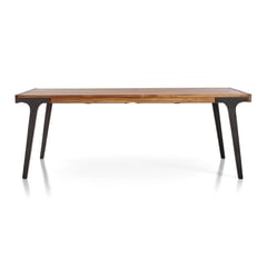 CRATE & BARREL - Mesa de Comedor Lakin Extendible de Madera Teca 205 a 302cm