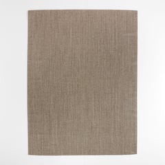 CRATE & BARREL - Alfombra Sisal Gris 244x305cm