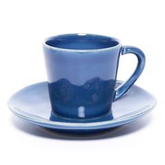 COSTA NOVA - Taza Cafe mas Plato Azul