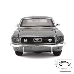 MAISTO - Juguete Auto Coleccionable 1967 Ford Mustang Gt