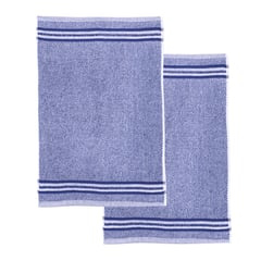 MICA - Set x2 Paños de Cocina 100% Algodón Terry Azul