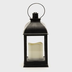 MICA - Farol Vela Negro 24cm