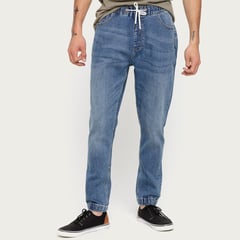 BEARCLIFF - Jean Jogger Algodón Hombre