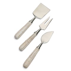 CASA CANTABRIA - Cuchillos para Queso Set x 3 Rattan