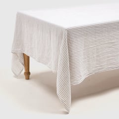 CASA CANTABRIA - Mantel Lino Lineas Linen Stripes 180x240 cm