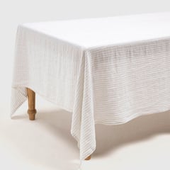 CASA CANTABRIA - Mantel Lino Lineas Linen Stripes 180x240 cm