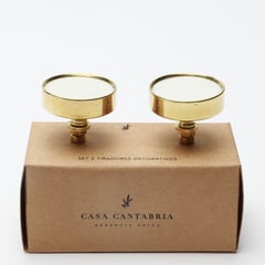 CASA CANTABRIA - Tirador Decorativo de Metal 3.5cm