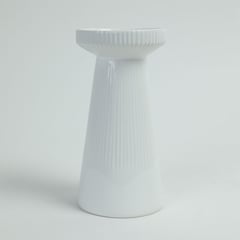 ROBERTA ALLEN - Candelabro Ceramica Blanco 10x10x20Cm