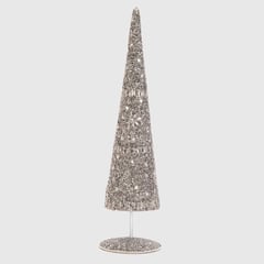 MICA - Árbol Navideño Silver Mostazillas 25Cm