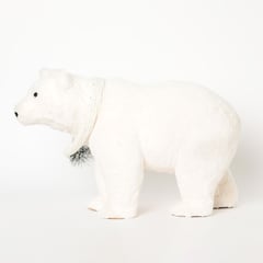 MICA - Adorno Navideño Oso White 58X37Cm