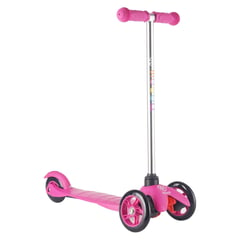 SCOOP - Scooter De Rueda Plegable Con Luces Rosado