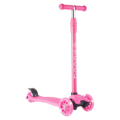 SCOOP - Scooter De Rueda Plegable Con Luces Rosado