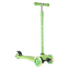 SCOOP - Scooter De Rueda Plegable Con Luces Verde