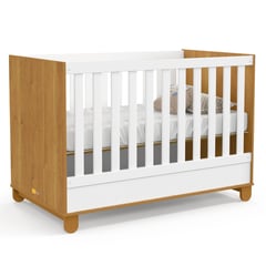 MICA KIDS - Cuna Zupy Blanco/Wood