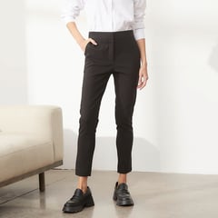 BASEMENT - Pantalón Skinny Algodón Mujer