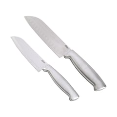 OSTER - Juego de Cuchillos 2 Piezas Santoku