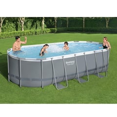 BESTWAY - Piscina Power Steel Pro Oval 5.49m X 2.74m