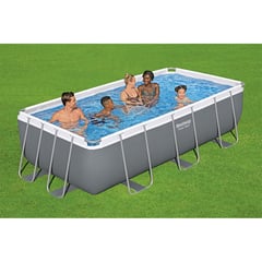 BESTWAY - Piscina Estructural Rectangular 404 x 201 x 100cm + Bomba Filtro  + Filtro