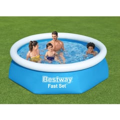 BESTWAY - Piscina Inflable Redonda Pro Fast Set 3.44x0.61m