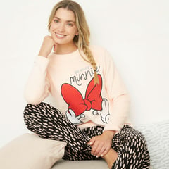 DISNEY - Pijama Polar Mujer