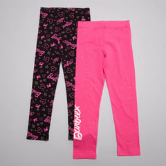 BARBIE - Legging Niña Pack x2 Algodón