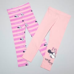 MINNIE - Legging Niña Pack x2 Algodón