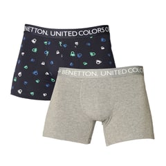 BENETTON - Pack 2 Boxer Algodón Hombre