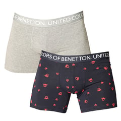 BENETTON - Pack 2 Boxer Algodón Hombre