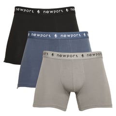 NEWPORT - Pack 3 Boxer Algodón Hombre