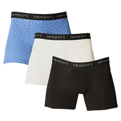 NEWPORT - Pack 3 Boxer Algodón Hombre