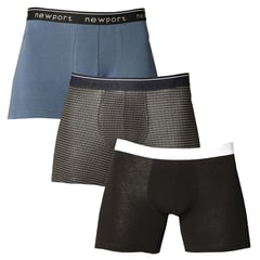 NEWPORT - Pack 3 Boxer Algodón Hombre