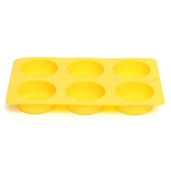 MICA - Set X6 Moldes Cupcake Silicona Limones