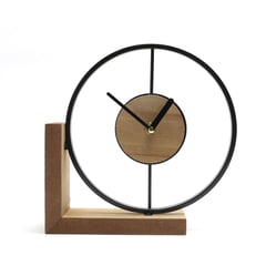 BASEMENT HOME - Reloj de Pared Borde Negro 22cm