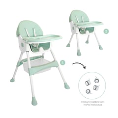 YAMP - Silla de Comer Plegable 3 en 1 para Bebe Torino