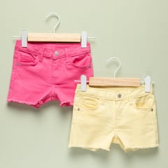 YAMP - Shorts Niña Pack X2 Algodón