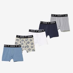 FEDERATION - Boxers Niño Pack X5 Algodón