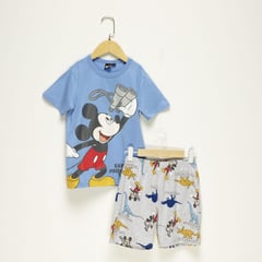 STD CHARACTERS - Pijama Niño Manga Corta Algodón Mickey Disney