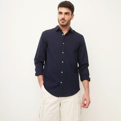 BASEMENT - Camisa 100% Algodón Hombre