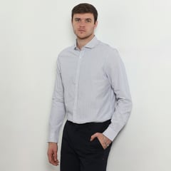 BASEMENT - Camisa 100% Algodón Hombre