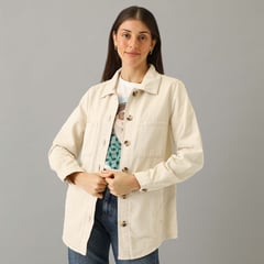 UNIVERSITY CLUB - Sobrecamisa 100% Algodón Mujer